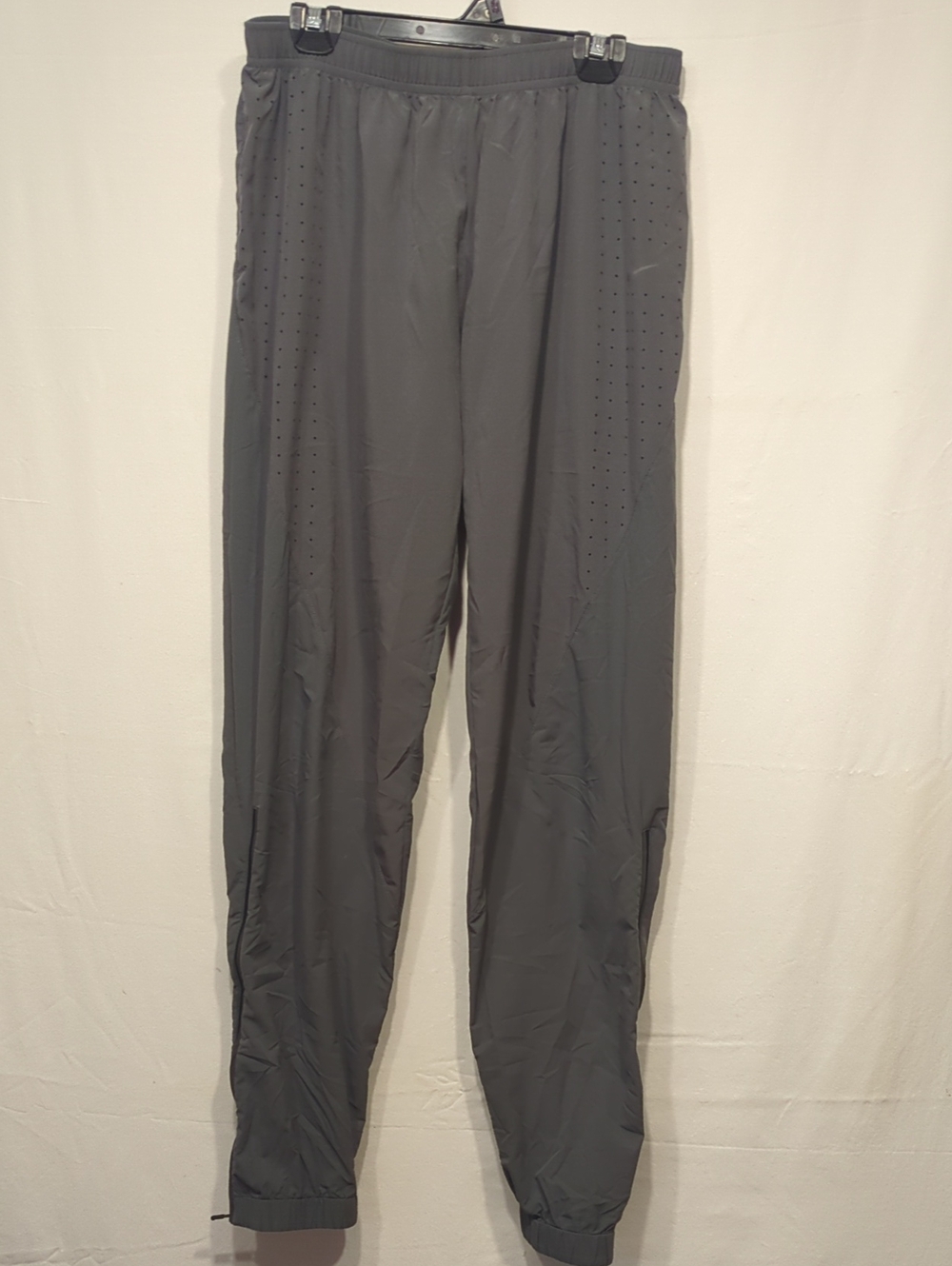 Nike Women's Dark Gray Perforated Jogger Pants